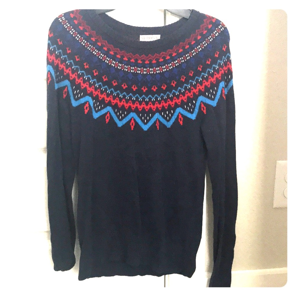 Navy Christmas Sweater